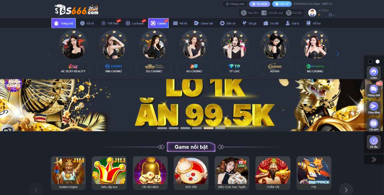 Các trò chơi đa dạng và phong phú tại S666
